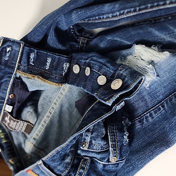 7 for all Mankind Josefina skinny Boyfriend Distressed Jeans size 26 - Picture 8 of 11